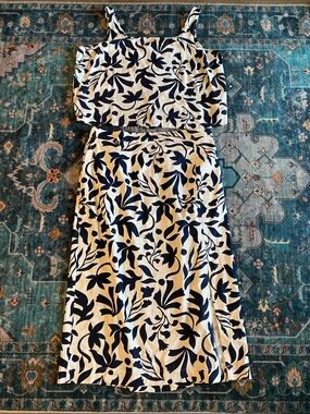 NWOT Time and Tru linen Two-Piece Dress